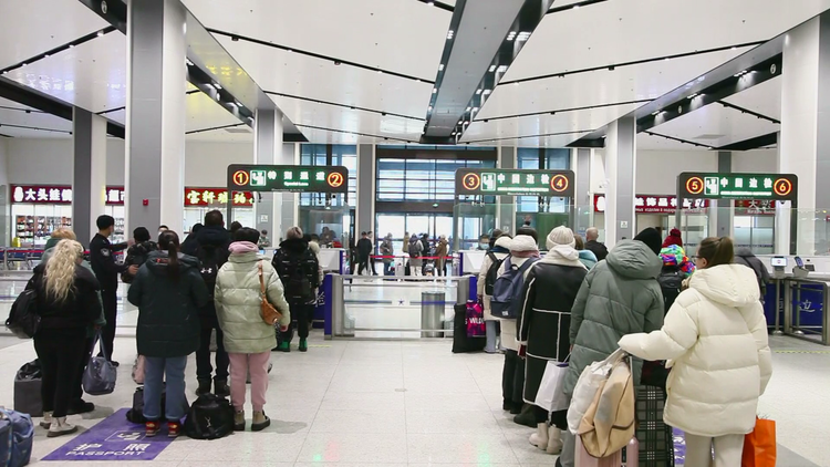 百年口岸綏芬河春節後跨境遊火熱