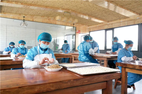 【B】平頂山市魯山縣：“蒲公英”餃子打開脫貧致富新局面