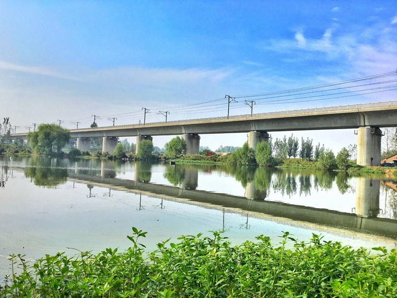 許昌長葛：雙洎河國家濕地公園芳容初露