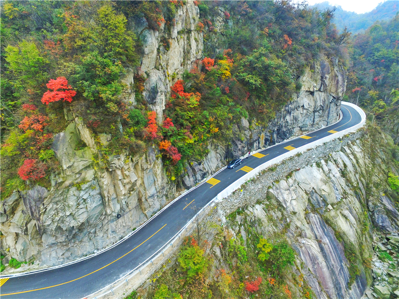 【Hello，河南！】平頂山市魯山縣：紀檢護航下的山間公路成了“網紅”打卡地