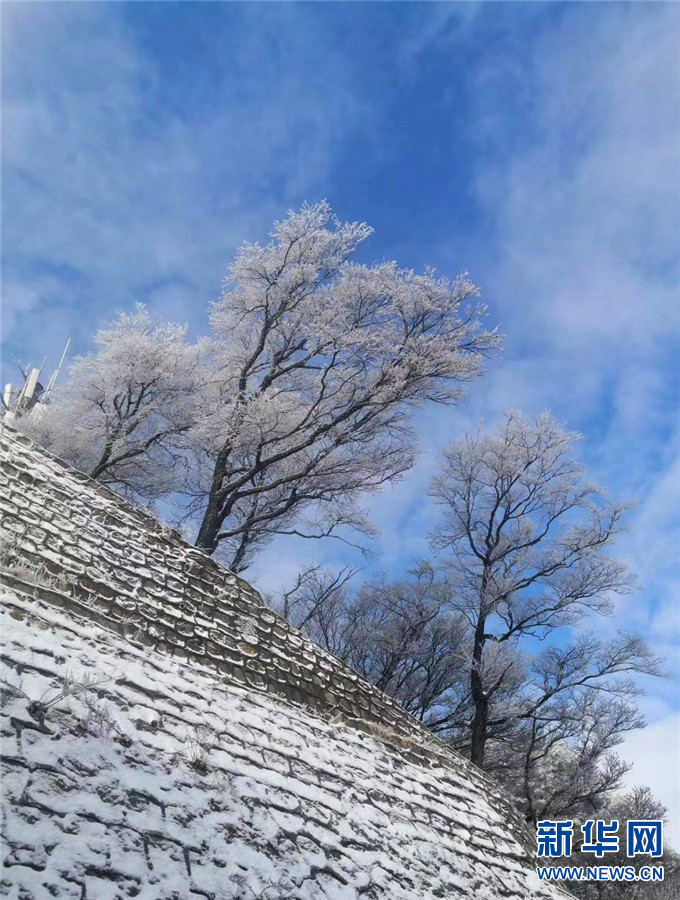 平頂山市魯山縣：初雪到 美景至