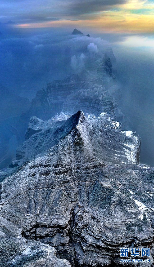 林州太行山：霧凇美景惹人醉