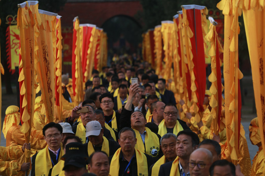 【河南供稿 無國家領導人】週口淮陽：三月三 千年古縣拜伏羲