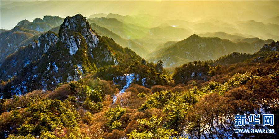 平頂山市魯山縣：堯山之巔觀日出