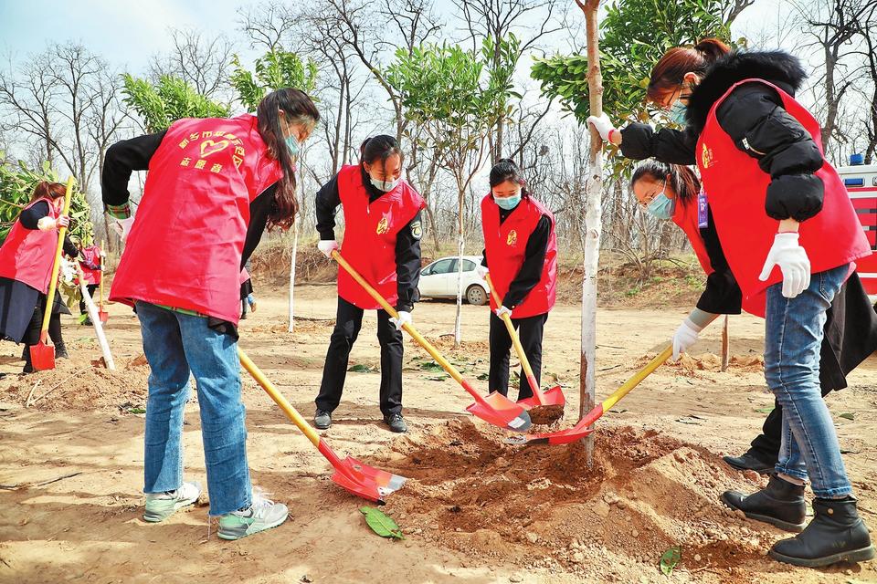 【城市遠洋】【焦點圖-大圖】【移動端-輪播圖】扮靚母親河，黃河兩岸來植樹！