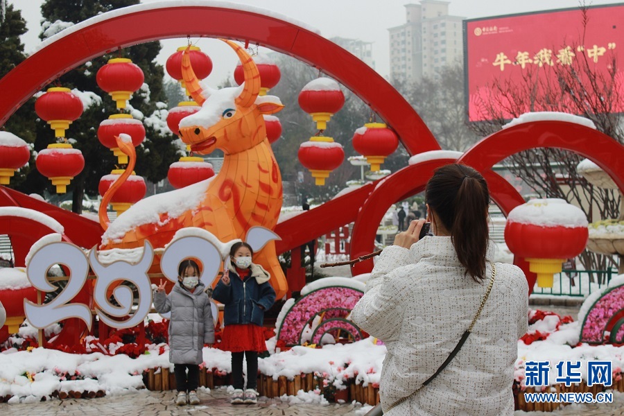 鄭州迎2021年首場大雪