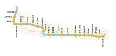 【熱點線路-文字列表】鄭州機場到許昌2019年9月底有望坐上市域鐵路