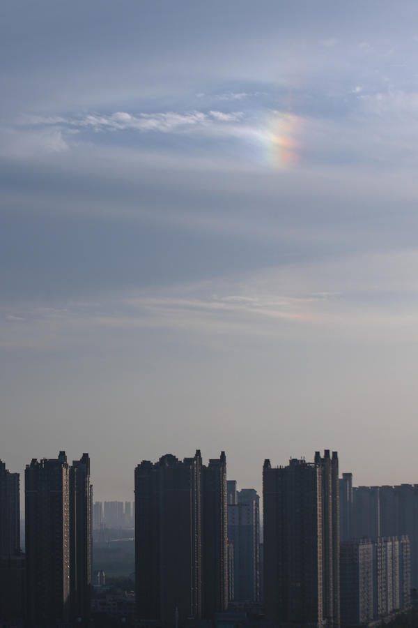 晚霞醉人！鄭州上空的火燒雲太治愈了