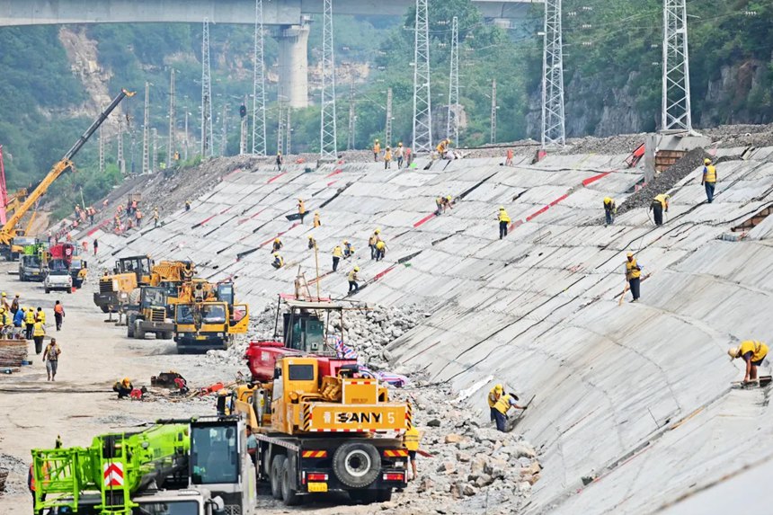 鏖戰36天 中國鐵路鄭州局管內太焦鐵路全線恢復通車