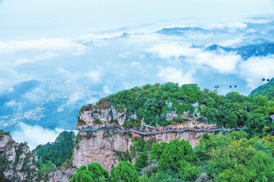 河南焦作：雲海奇峰