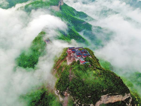 【城市遠洋】【中原名景-圖片】焦作雲臺山風景區：雲海翻涌 宛如仙境