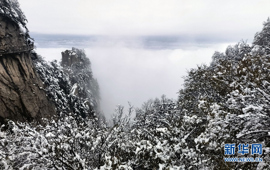 平頂山魯山：堯山雪景美如畫