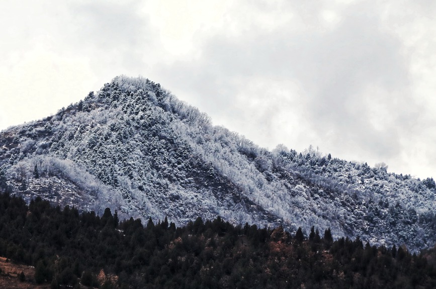 三門峽盧氏：伏牛山雪後初晴 雲蒸霞蔚入畫來