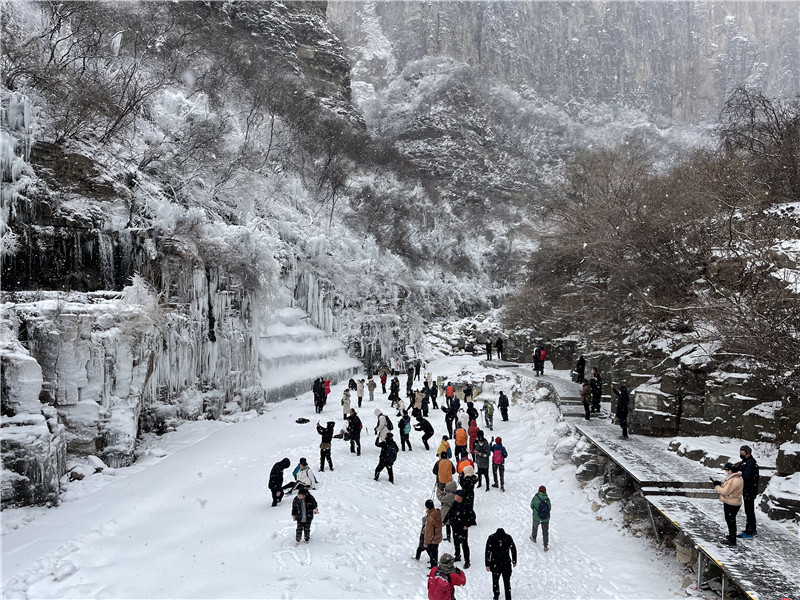 美若仙境 雲臺山景區迎來冬至後首場降雪_fororder_微信圖片_20211225120618