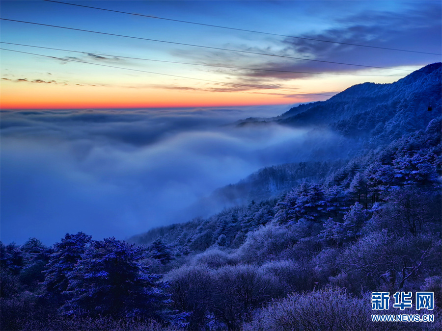 平頂山堯山：雪後峰林白 山深景色美