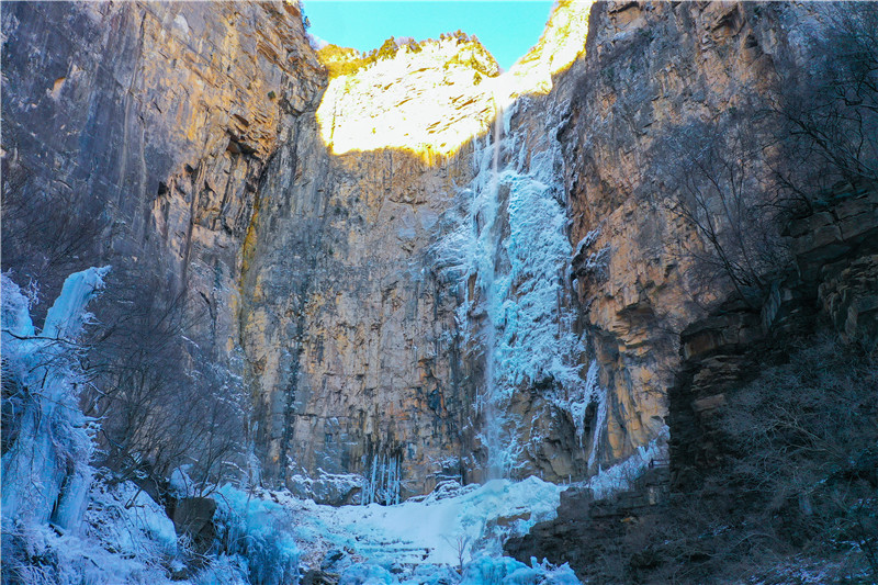 三上央視 登榜熱搜 雲臺山冰雪節熱效應引爆冬季遊_fororder_微信圖片_20220104114830