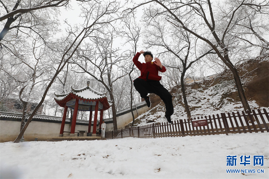 河南溫縣：雪後陳家溝