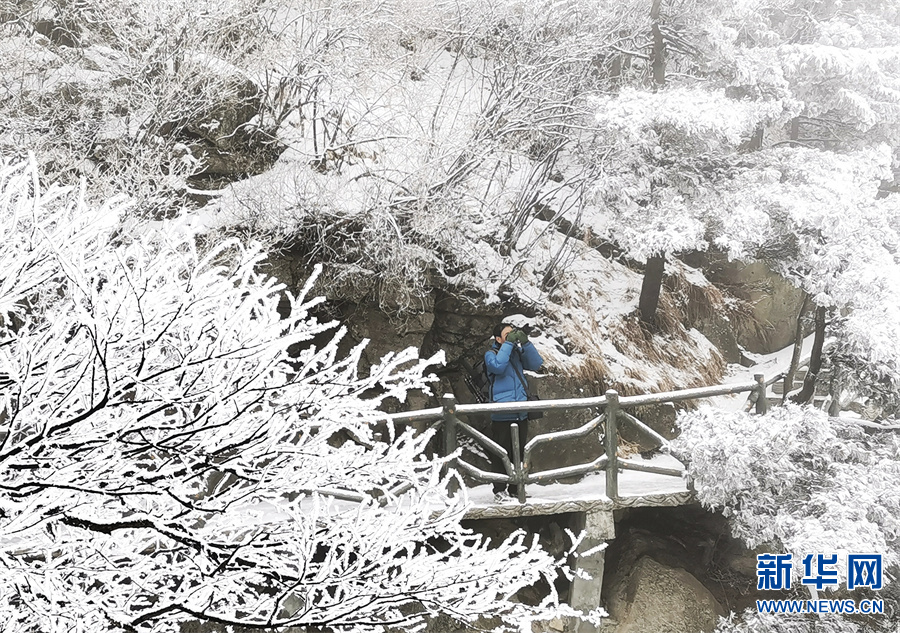 平頂山堯山：雪後峰林白 山深景色美