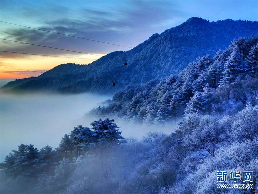 平頂山堯山：雪後峰林白 山深景色美