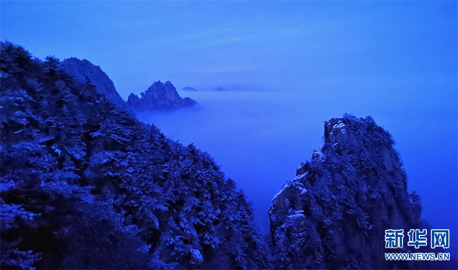 平頂山堯山：雪後峰林白 山深景色美