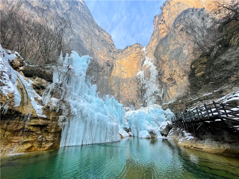 河南雲臺山迎虎年初雪 全國遊客免門票賞冰瀑雪景_fororder_微信圖片_20220217151805