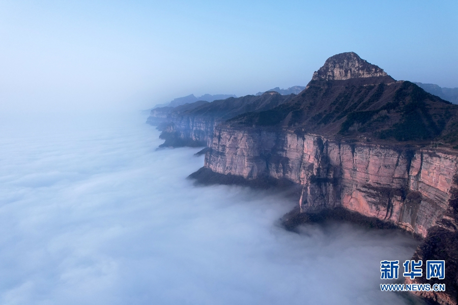 河南安陽：太行大峽谷春景如畫