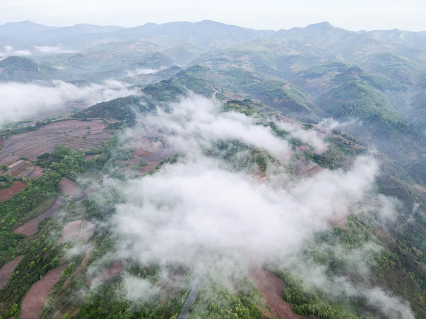 三門峽盧氏：雨後山村入畫來