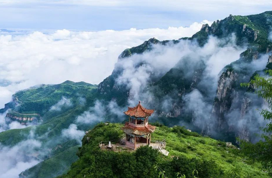 安陽林州：雲海翻涌似仙境 雨後美景入畫來