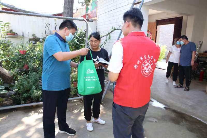 鄭州市防災減災安全宣傳走進新密范村