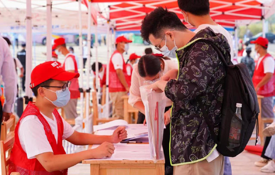 【客戶端轉發】開學啦！華北水利水電大學江淮校區首批新生報到_fororder_d74cd3ef85bf44e9b734368a3902cb6d