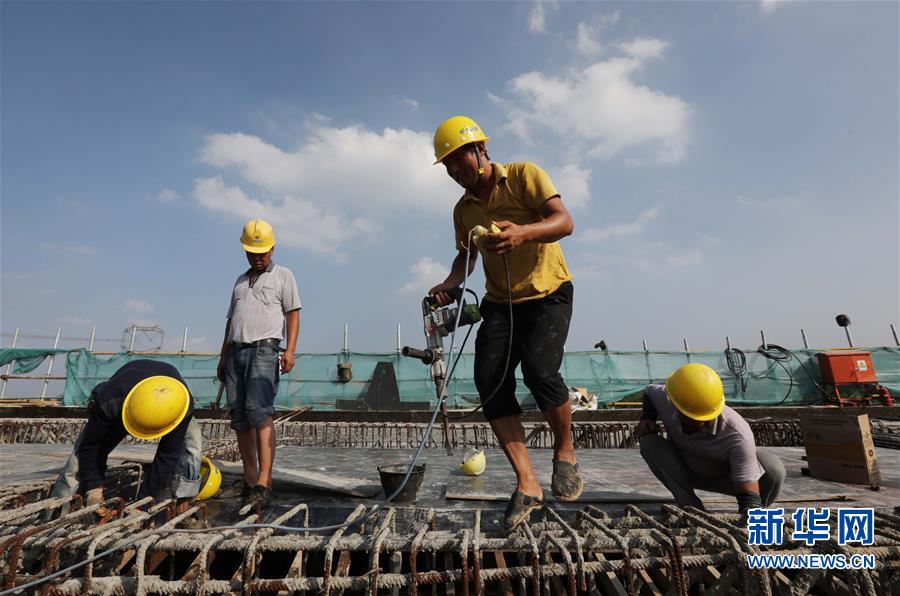 【城市遠洋】河南新密：國道改建工程施工忙