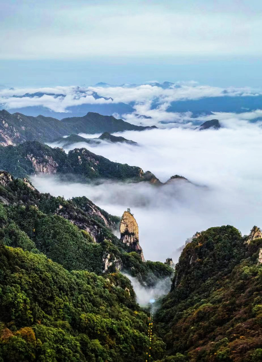 平頂山魯山：雨后堯山更妖嬈