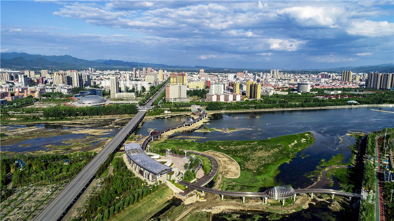 南陽市西峽縣：藍天碧水潤城鄉_fororder_鸛河生態文化園風景美如畫 攝影 陳思遠