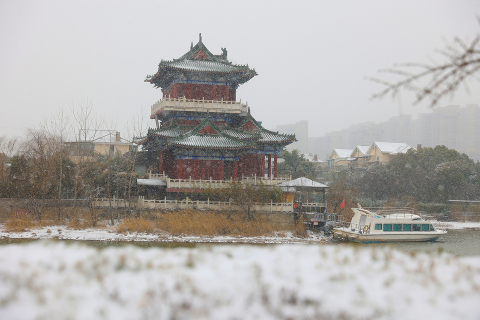 雪落古城開封