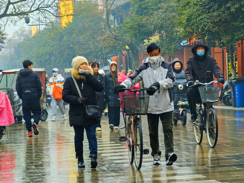 河南開封：春雨如酥潤古城