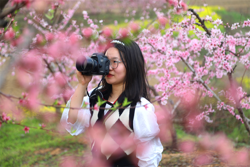 【原創】以花為媒 振興鄉村：信陽市光山縣斛山鄉第六屆桃花文化節開幕_fororder_圖片5