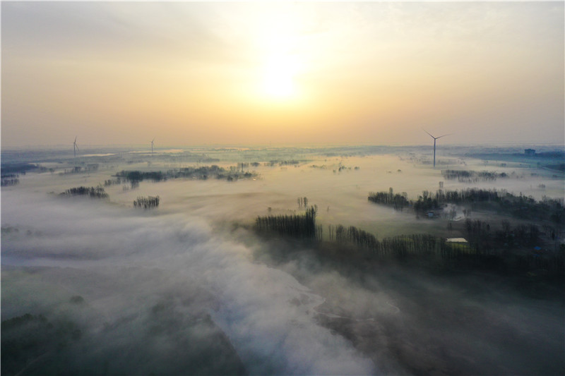 駐馬店正陽：淮河兩岸大霧瀰漫宛如仙境_fororder_DJI_0395.JPG