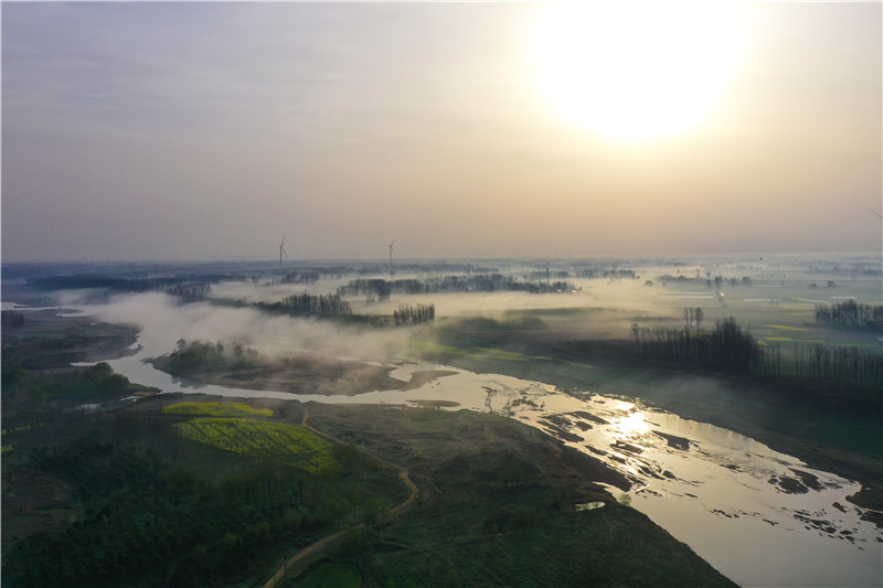 駐馬店正陽：淮河兩岸大霧瀰漫宛如仙境_fororder_DJI_0437.JPG