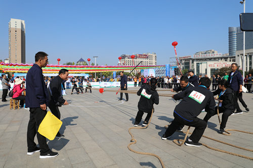 【河南供稿】農民體育健身大賽、農民圍棋大賽在靈寶拉開帷幕