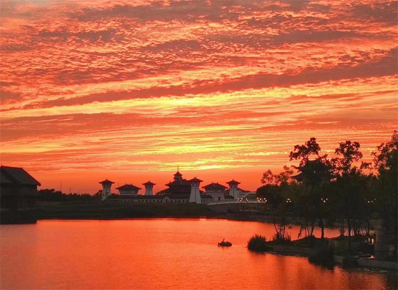 【原創】信陽市淮濱縣：雨後景色別樣新 風景如畫惹人醉_fororder_夕陽西下