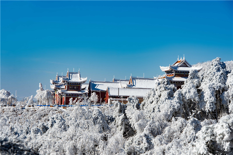 三門峽澠池：雪國天境美如畫_fororder_古寺雪韻 攝影 楊波