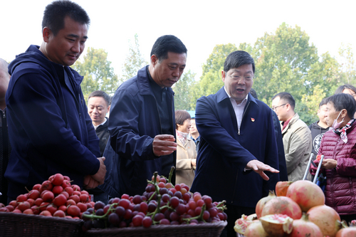 【河南供稿 昨天打回稿，約錯老師了，重新上一遍】焦作市溫縣啟動消費扶貧産品展銷活動