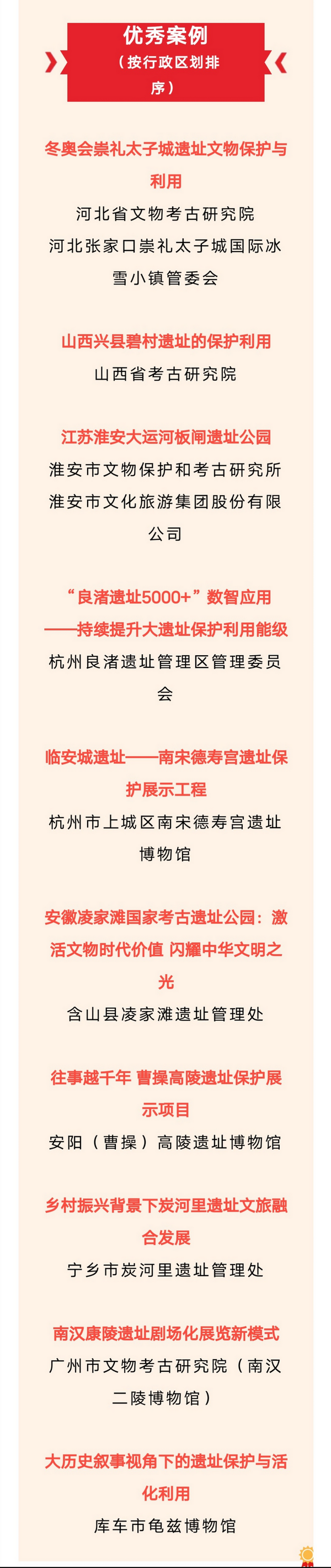 全國考古遺址保護展示十佳案例揭曉！賈湖和隋唐洛陽城上榜_fororder_2