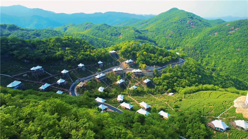 信陽市浉河區：醉美茶鄉 約你相見_fororder_何家寨露營基地