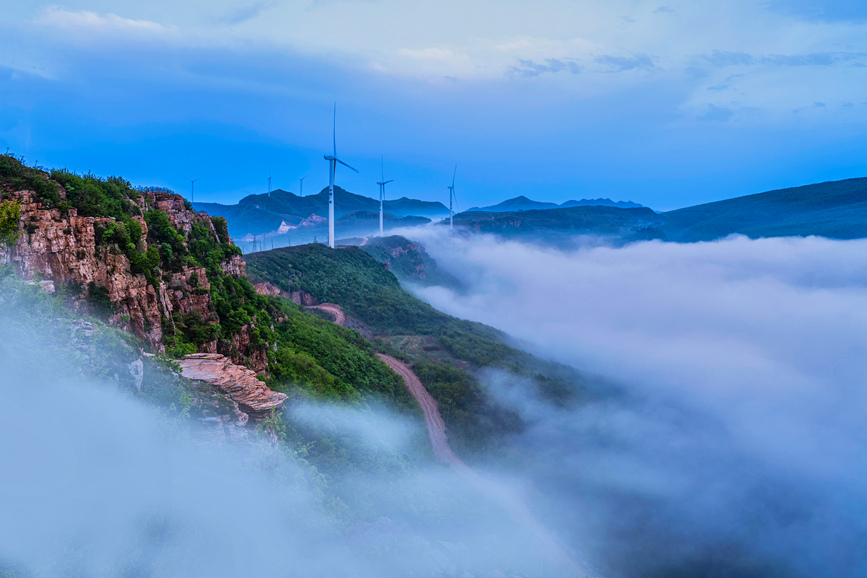 平頂山汝州：雲霧繚繞 美景如畫