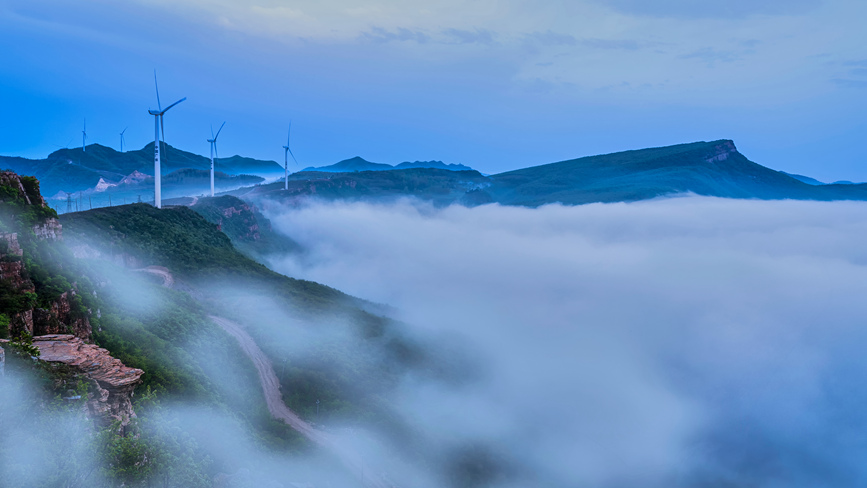 平頂山汝州：雲霧繚繞 美景如畫