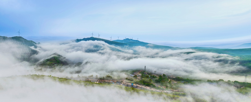 平頂山汝州：雲霧繚繞 美景如畫