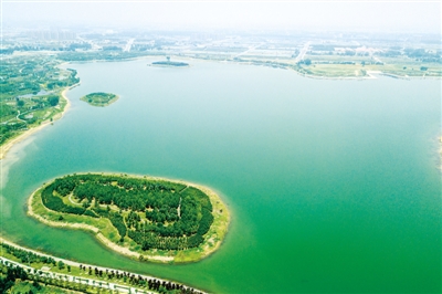 【豫見國際-圖片】【 移動端-焦點圖】鄭東龍湖：湖光與通途