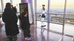 “河南造”人形機器人首次應用於文旅場景 這個“小益”不簡單