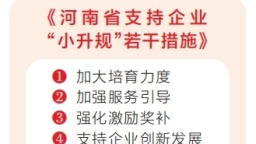 河南省多舉措支持企業“小升規”